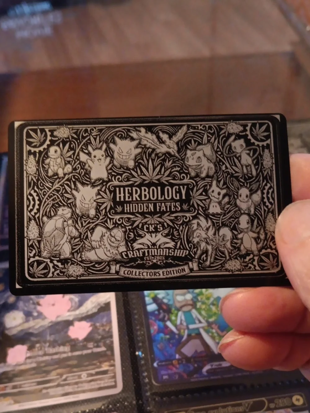 Pokemon Black & White HerboLogy Hidden Fates Collector's Tin Card